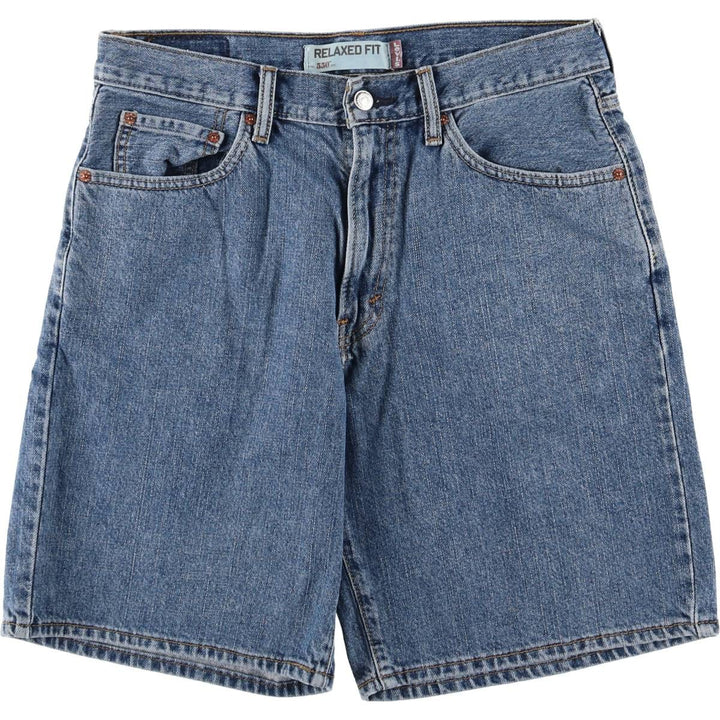Levi's 550 Relaxed Fit Denim Shorts, Men's Size W33 cotton blue type Vintage Second Hand