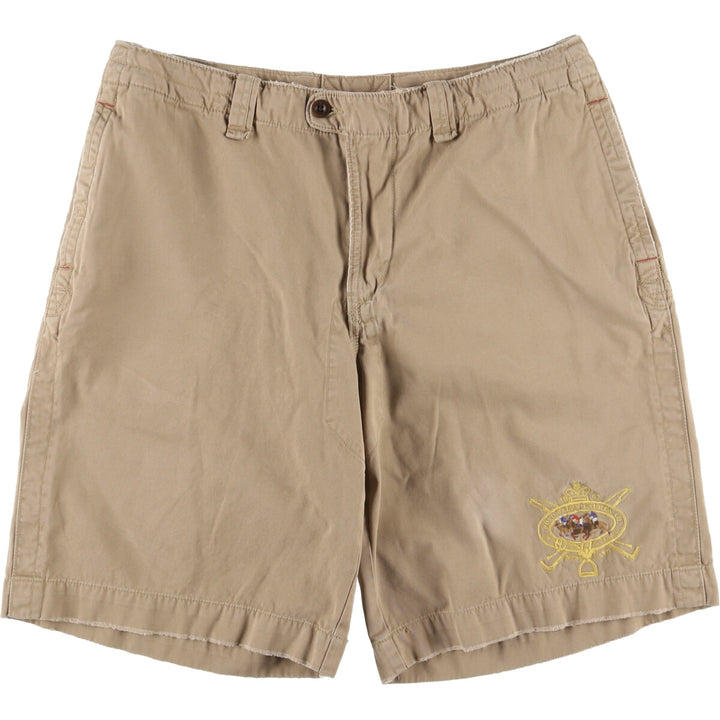 Ralph Lauren POLO by Ralph Lauren Chino Shorts, Shorts, Men's, W37 equivalent cotton Beige type Vintage Second Hand