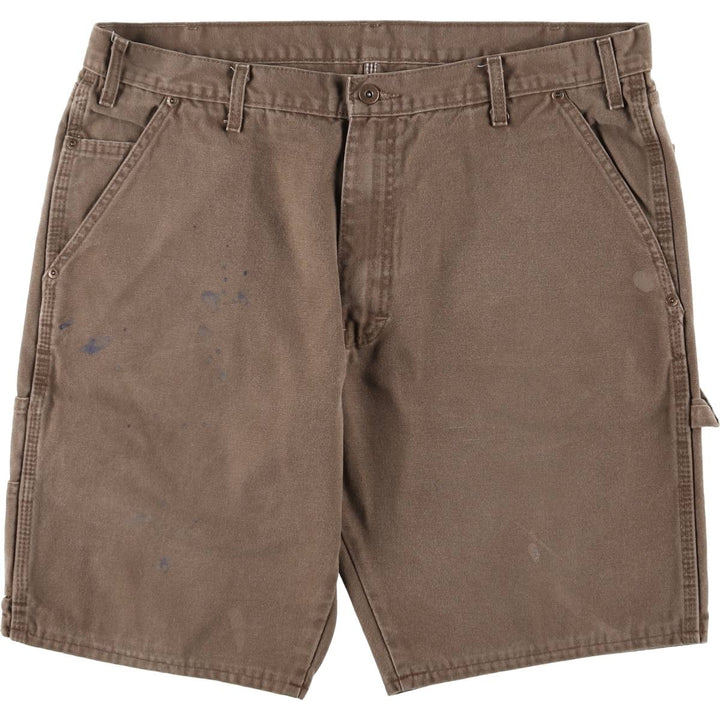Dickies Relaxed Paint Duck Painter Shorts, Men's, W37 cotton brown type Vintage Second Hand
