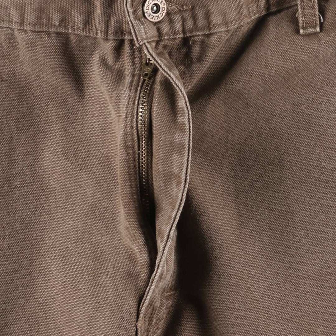 Dickies Relaxed Paint Duck Painter Shorts, Men's, W37 cotton brown type Vintage Second Hand