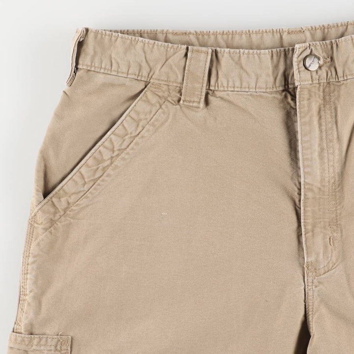 Carhartt Original Dungaree Fit Duck Painter Shorts, Men's, W36 equivalent cotton Beige type Vintage Second Hand