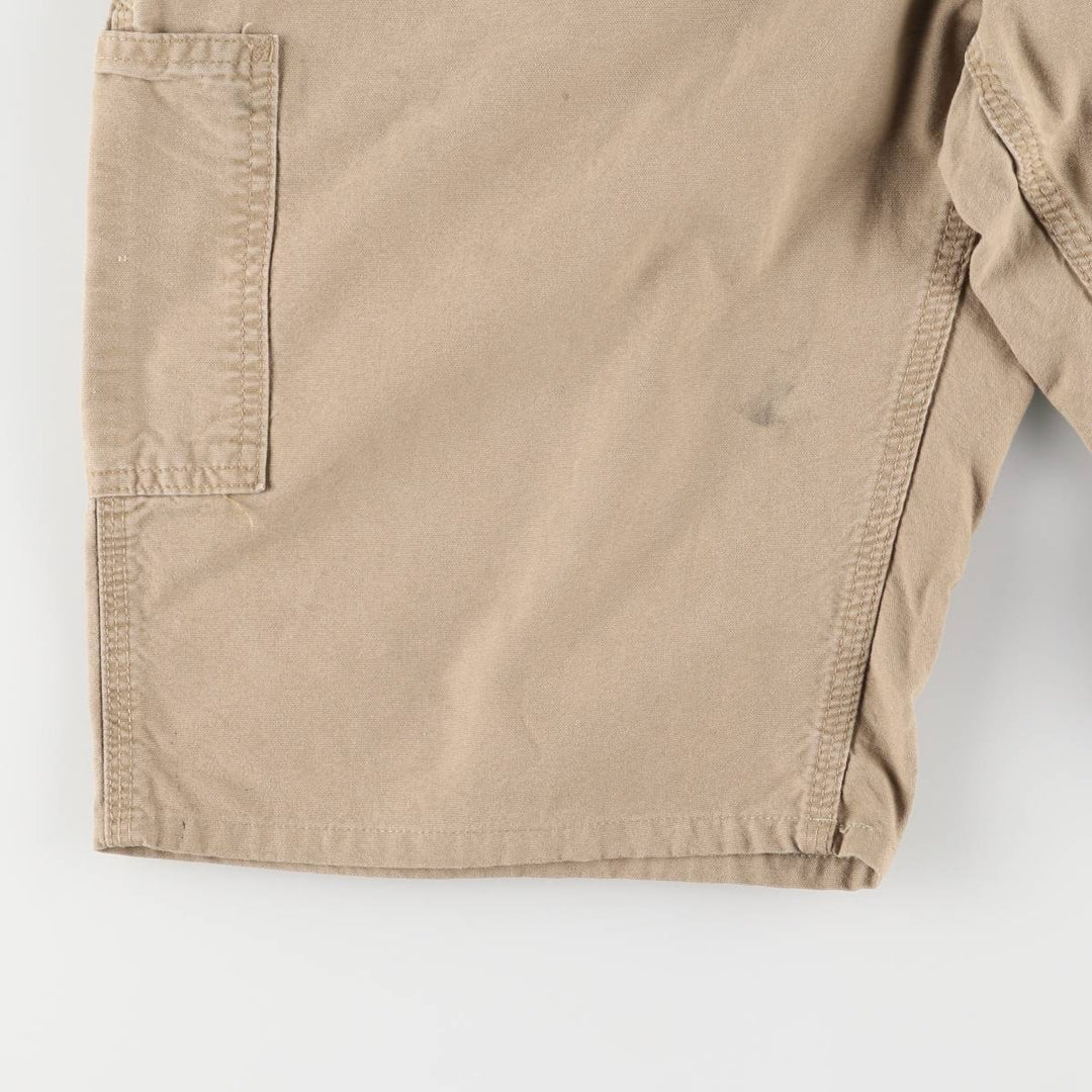 Carhartt Original Dungaree Fit Duck Painter Shorts, Men's, W36 equivalent cotton Beige type Vintage Second Hand