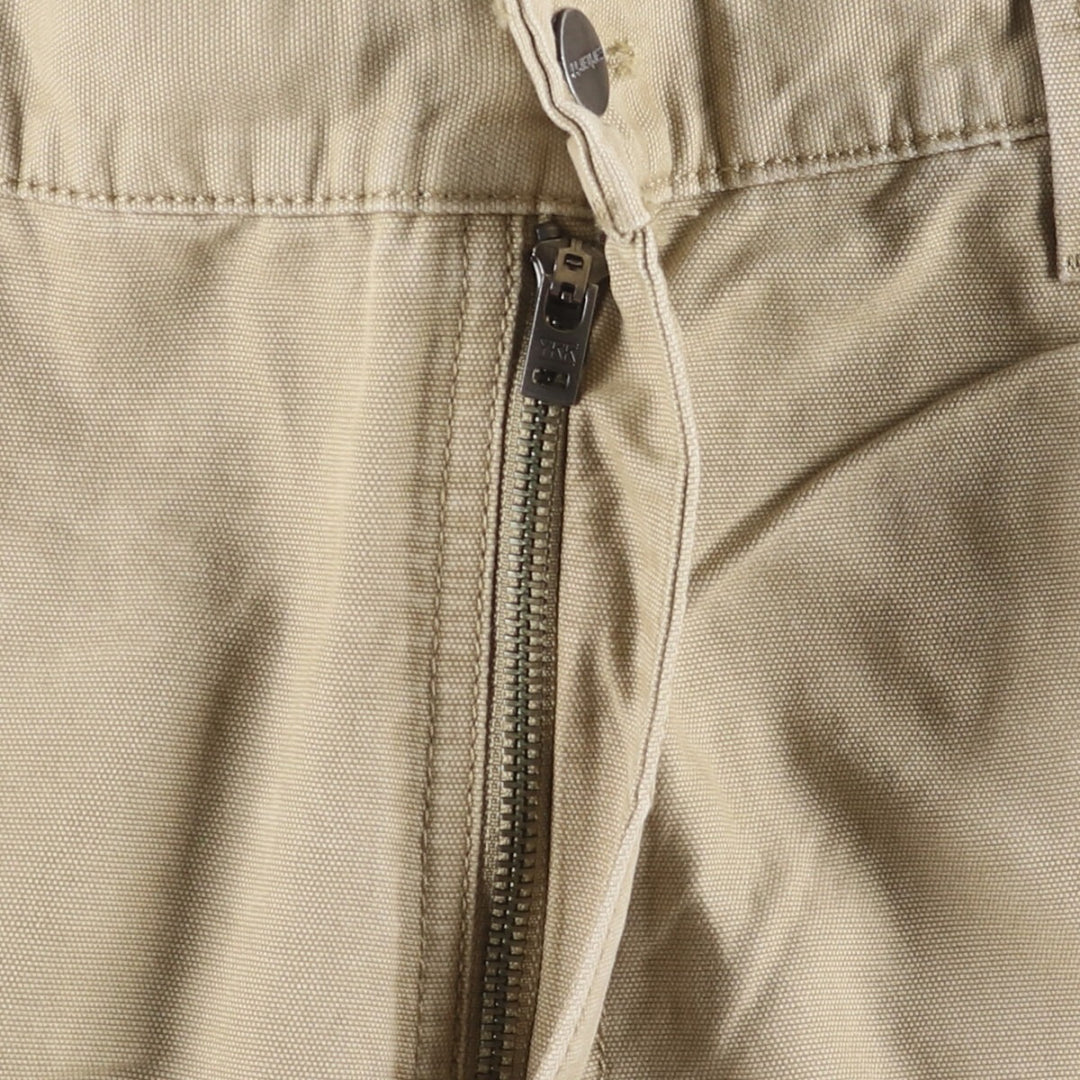 Carhartt Relaxed Fit Duck Cargo Shorts, Men's, W37 cotton Beige type Vintage Second Hand