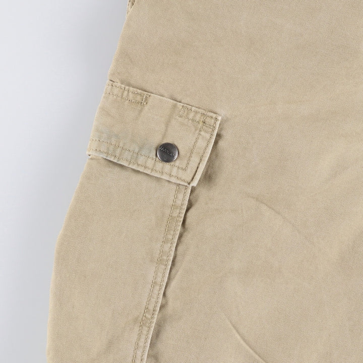 Carhartt Relaxed Fit Duck Cargo Shorts, Men's, W37 cotton Beige type Vintage Second Hand