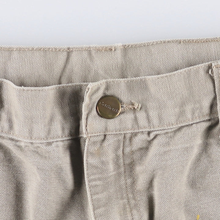 00'S Carhartt Duck Painter Shorts, Men's, W35 cotton Beige type Vintage Second Hand