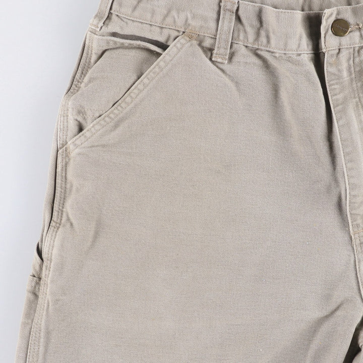 00'S Carhartt Duck Painter Shorts, Men's, W35 cotton Beige type Vintage Second Hand