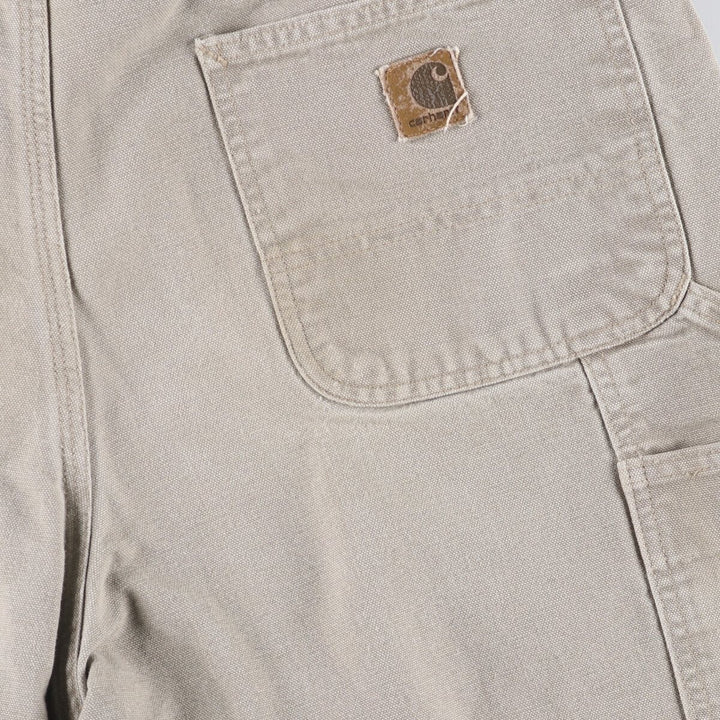 00'S Carhartt Duck Painter Shorts, Men's, W35 cotton Beige type Vintage Second Hand