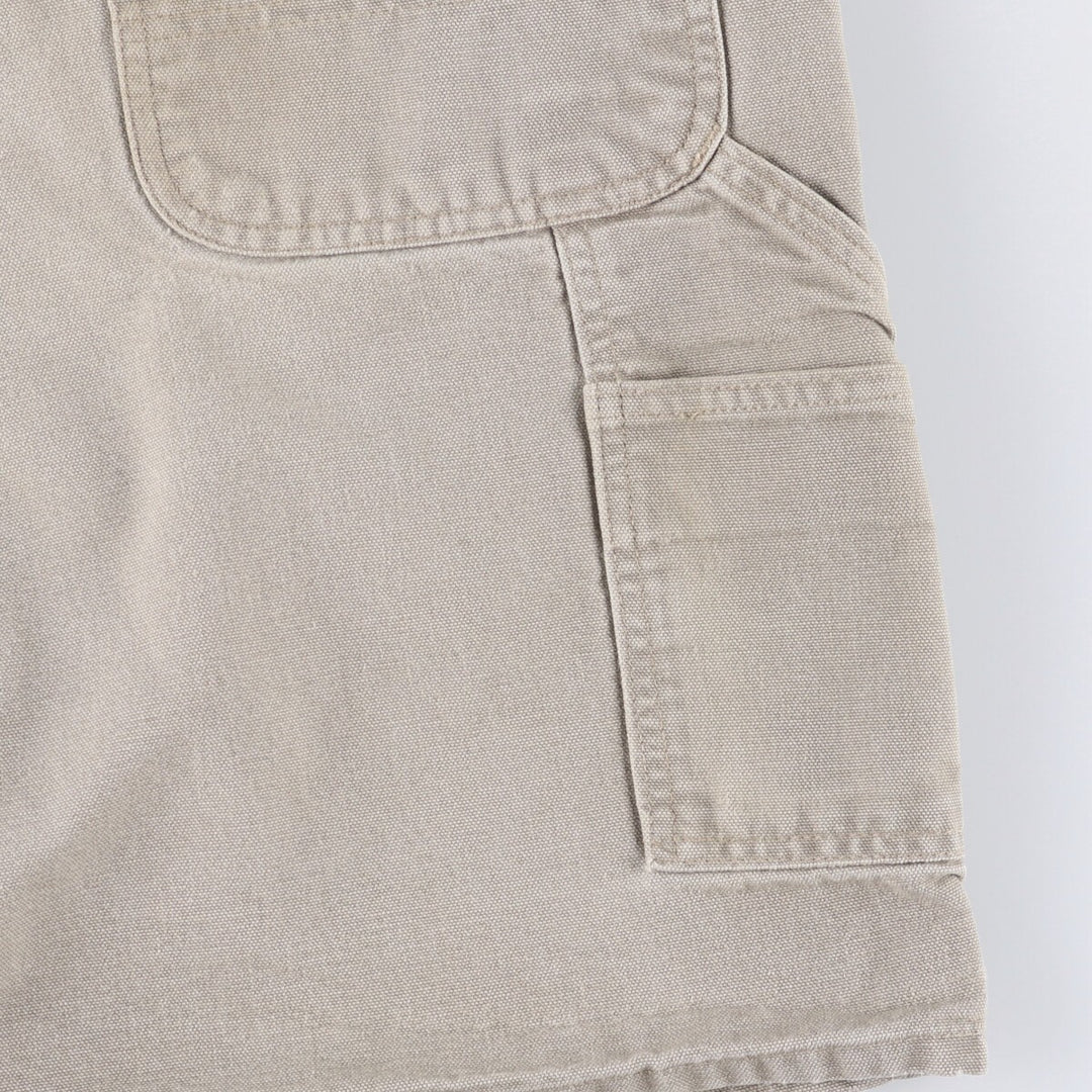 00'S Carhartt Duck Painter Shorts, Men's, W35 cotton Beige type Vintage Second Hand