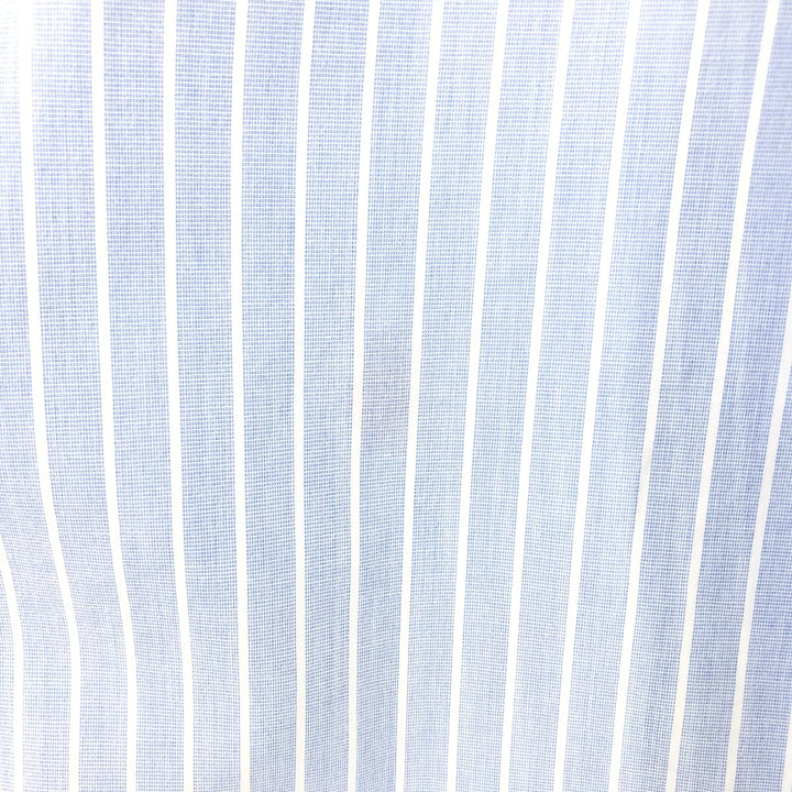 Ralph Lauren CUSTOM FIT long sleeve button down striped shirt men's size L cotton Blue type light blue Vintage Second Hand