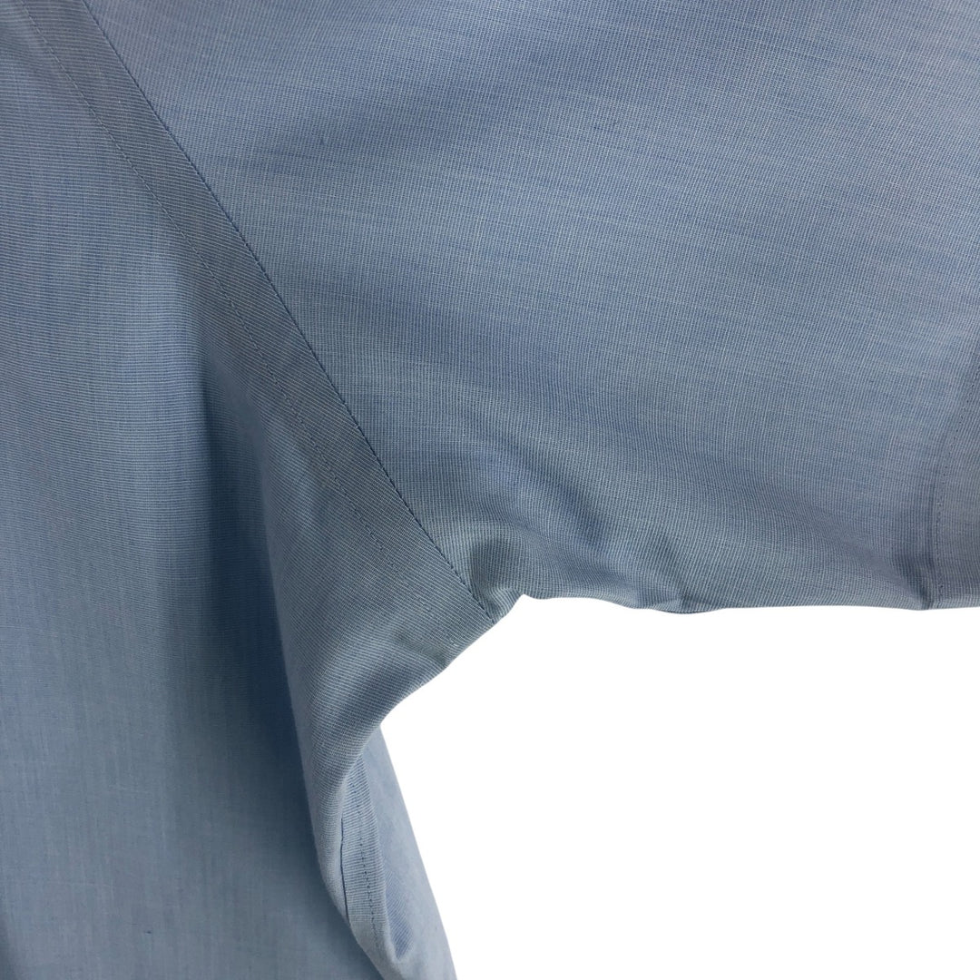 Brooks Brothers Est.1818 short sleeve button-down shirt, men's size XL cotton blue type Vintage Second Hand