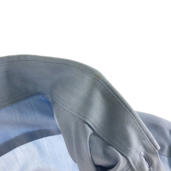 Brooks Brothers Est.1818 short sleeve button-down shirt, men's size XL cotton blue type Vintage Second Hand