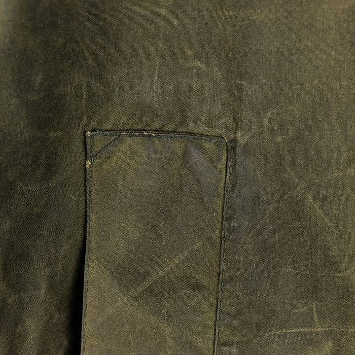 80s-90'S Barbour BEDALE 3 Warrant Waxed Cotton Oiled Jacket, Made in England, C30, Men's XS cotton Khaki type Vintage Second Hand