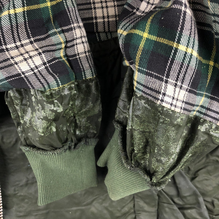 80s-90'S Barbour BEDALE 3 Warrant Waxed Cotton Oiled Jacket, Made in England, C30, Men's XS cotton Khaki type Vintage Second Hand