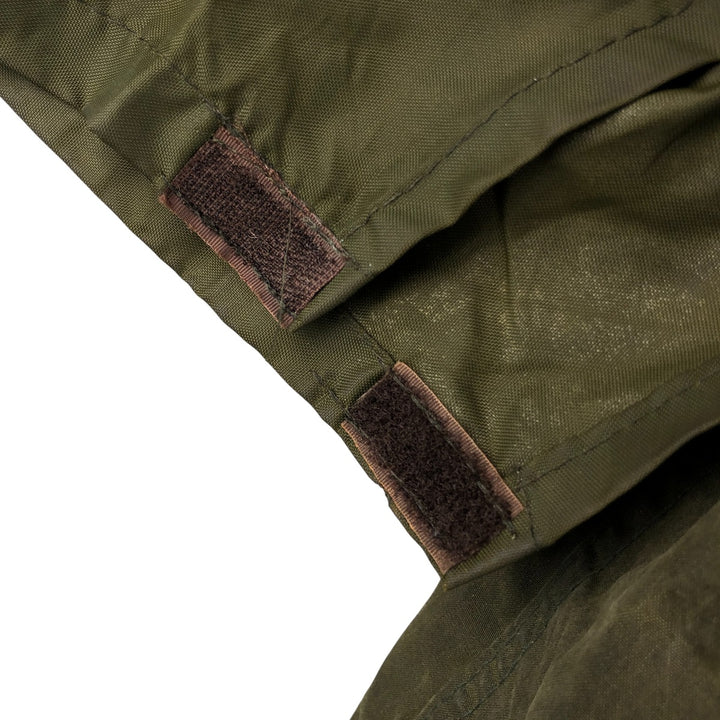 1990'S Barbour BORDER (formerly 3 Warrant) waxed cotton oiled jacket, Made in England, C46, Men's XL cotton Khaki type Vintage Second Hand