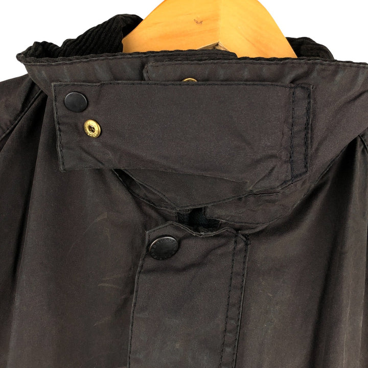 2000'S Barbour BEDALE Waxed Cotton Oiled Jacket with 3 Warrant Badge, Made in the UK, C44, Men's Size L cotton brown type Vintage Second Hand