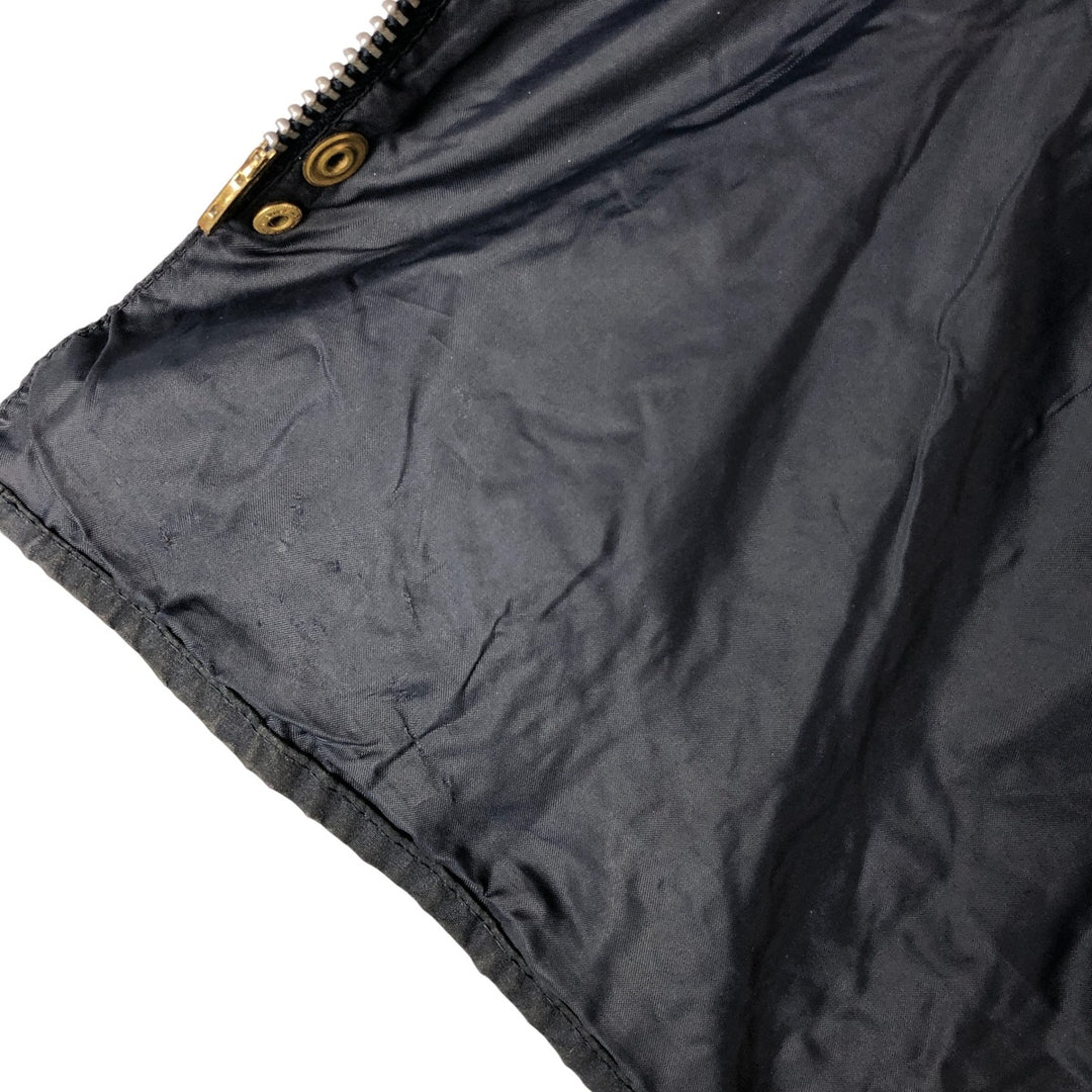 1990'S Barbour Bedale (formerly 3 Warrant) waxed cotton oiled jacket, made in England, C40, men's size M cotton navy blue type Vintage Second Hand