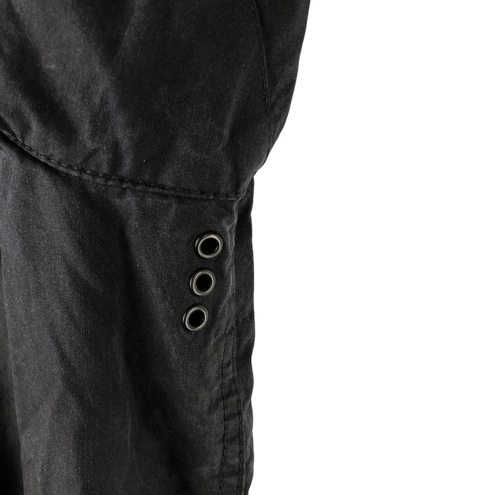 80s-90'S Barbour Bedale (formerly 3 Warrant) Waxed Cotton Oiled Jacket, Made in England, Men's XL unclear navy blue type Vintage Second Hand