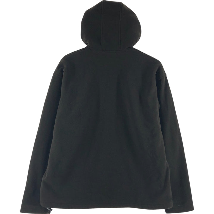 Champion Fleece Full Zip Hoodie, Men's Size L polyester Charcoal Vintage Second Hand