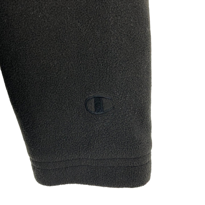 Champion Fleece Full Zip Hoodie, Men's Size L polyester Charcoal Vintage Second Hand