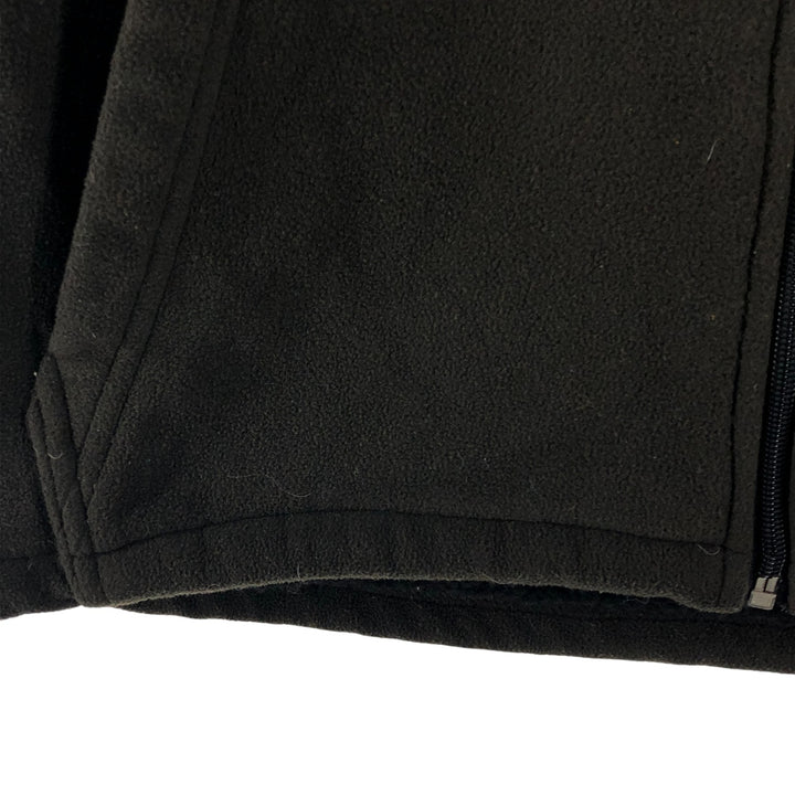 Champion Fleece Full Zip Hoodie, Men's Size L polyester Charcoal Vintage Second Hand