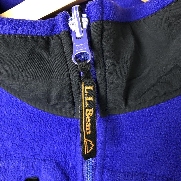 90'S LLBean Vintage Fleece Jacket, Men's XL unclear purple type Vintage Second Hand