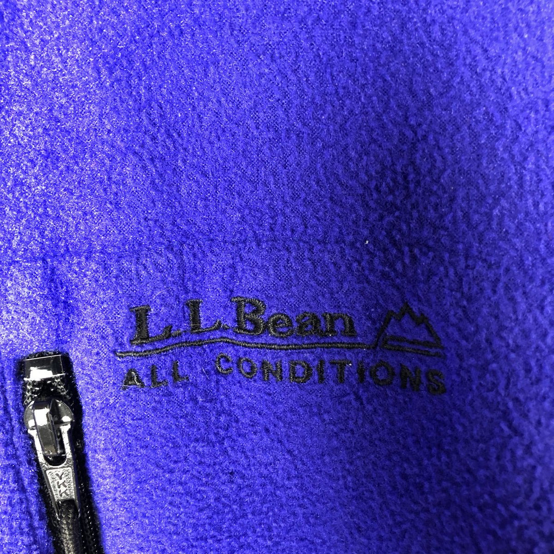 90'S LLBean Vintage Fleece Jacket, Men's XL unclear purple type Vintage Second Hand