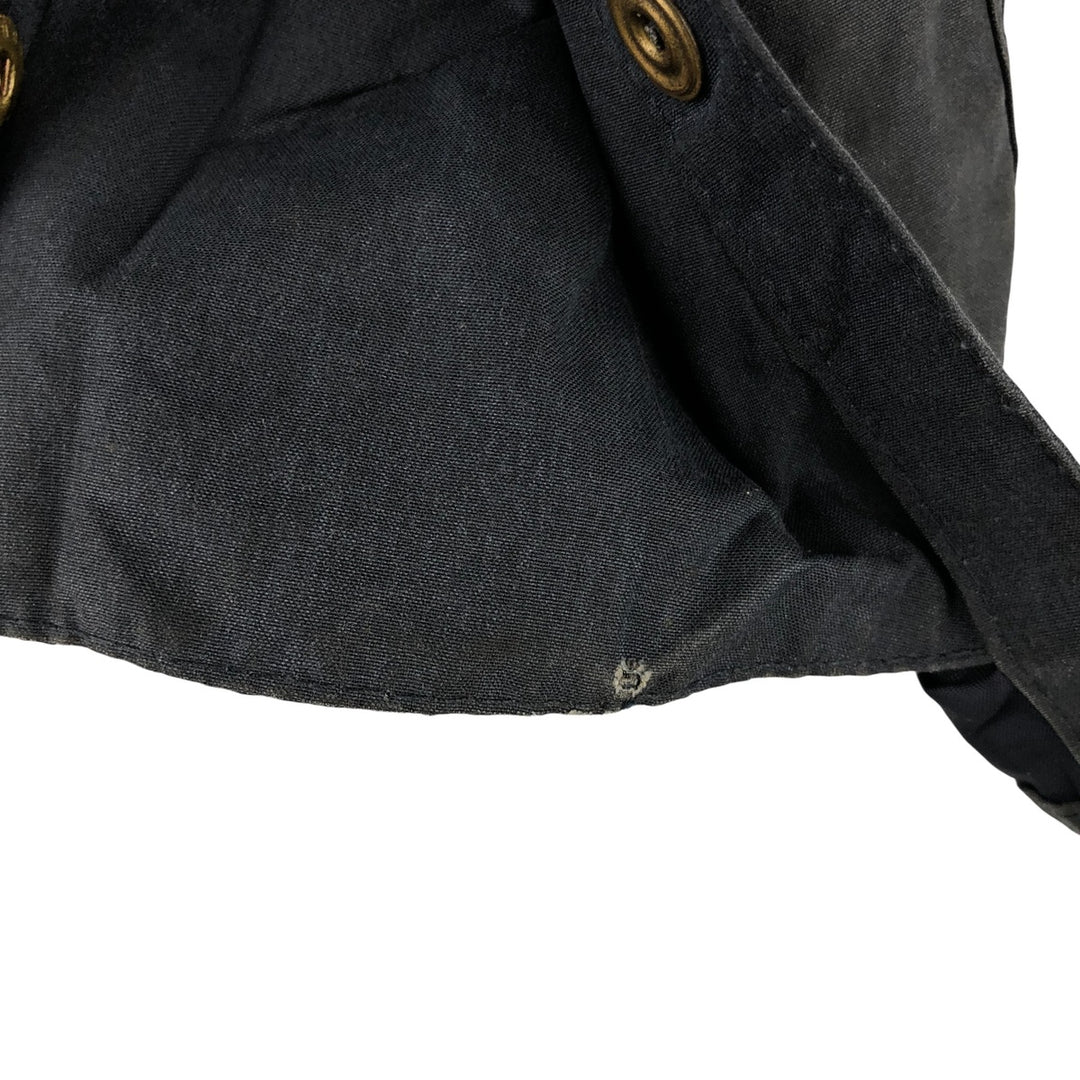 1990'S Barbour Bedale (formerly 3 Warrant) waxed cotton oiled jacket, made in England, C40, men's size M cotton Charcoal Vintage Second Hand