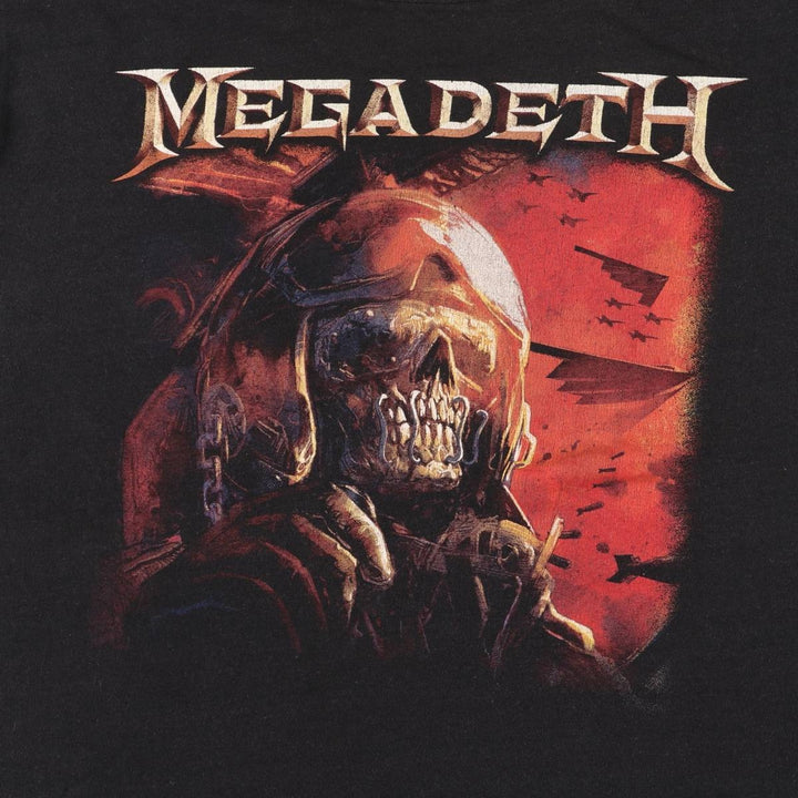 MEGADETH Megadeth Band T-Shirt Band Tee Men's XXL cotton black type Vintage Second Hand