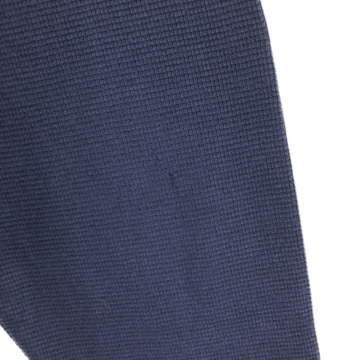 Ralph Lauren POLO RALPH LAUREN SLEEPWEAR Thermal Long T-shirt Waffle Men's XXL cotton navy blue type Vintage Second Hand