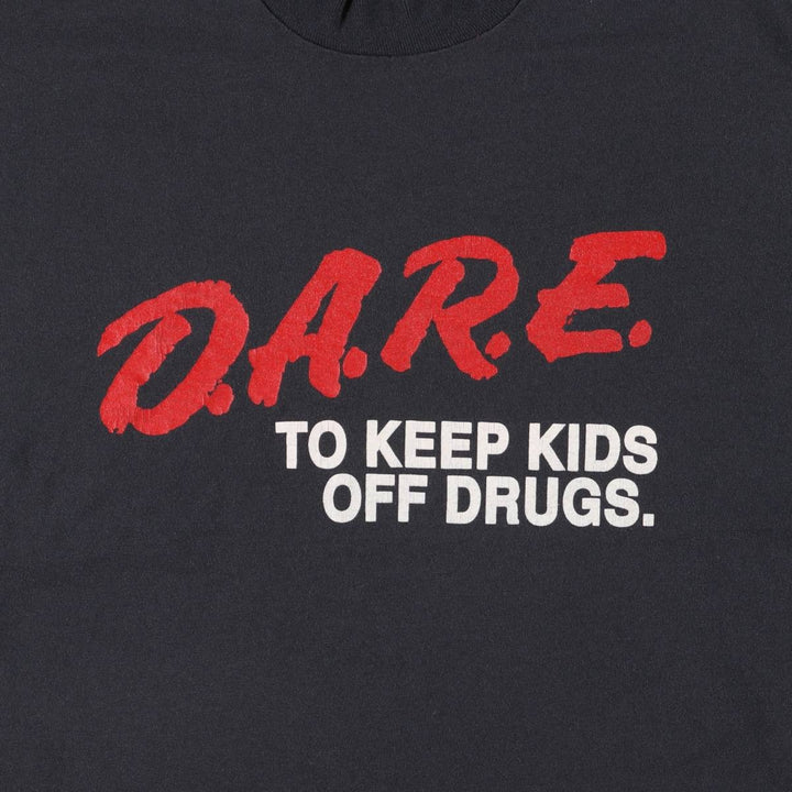 90'S Screen Stars Best Printed T-shirt Made in USA Men's L Vintage cotton black type Vintage Second Hand