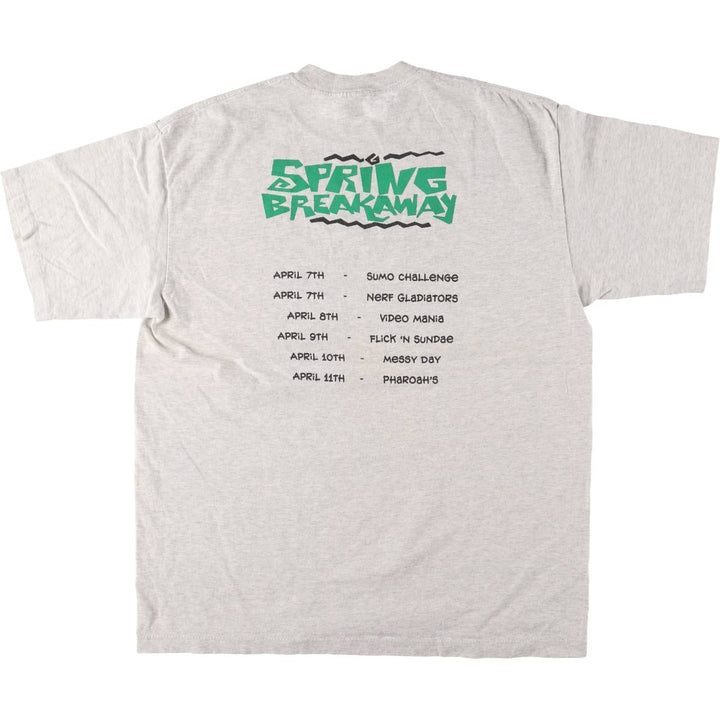 SOF TEE Printed T-shirt Made in USA Men's XL Vintage cotton gray type Vintage Second Hand