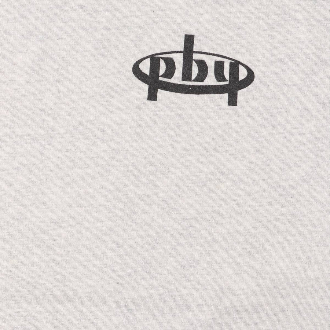 SOF TEE Printed T-shirt Made in USA Men's XL Vintage cotton gray type Vintage Second Hand