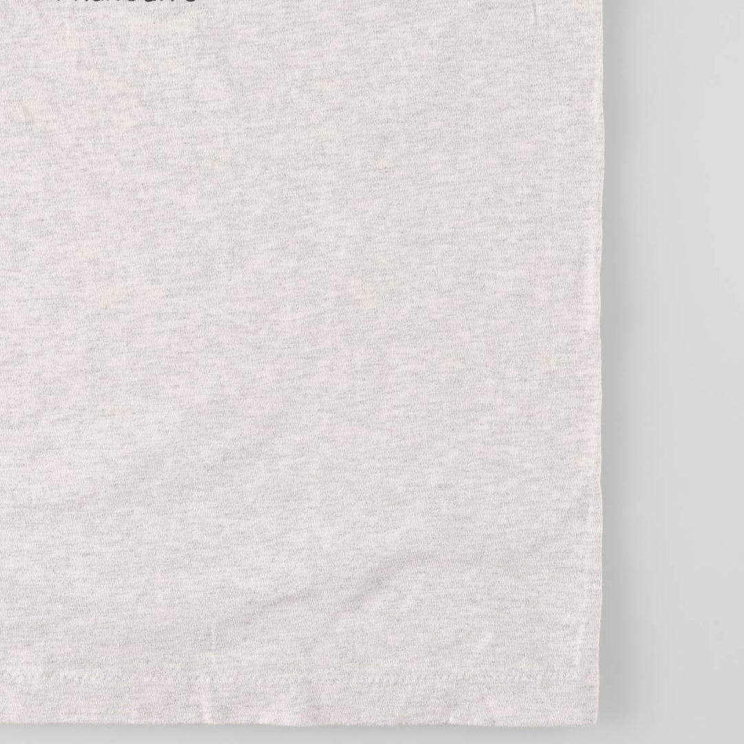 SOF TEE Printed T-shirt Made in USA Men's XL Vintage cotton gray type Vintage Second Hand