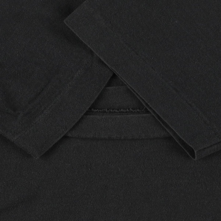 90'S Fruit of the Loom printed T-shirt, made in the USA, men's XL size, vintage cotton black type Vintage Second Hand