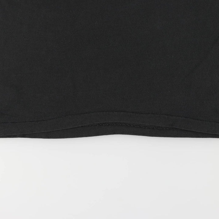 90'S Fruit of the Loom printed T-shirt, made in the USA, men's XL size, vintage cotton black type Vintage Second Hand