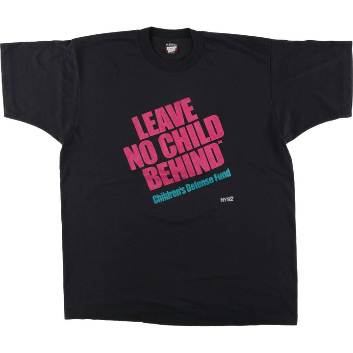 90'S Screen Stars Best Printed T-shirt Made in USA Men's XL Vintage cotton black type Vintage Second Hand
