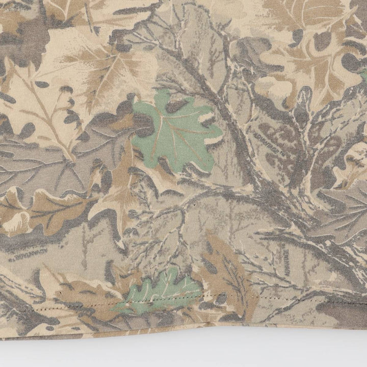 90'S RED HEAD Realtree Camo Pocket T-Shirt Made in USA Men's M Size Vintage unclear Khaki type sage green Vintage Second Hand