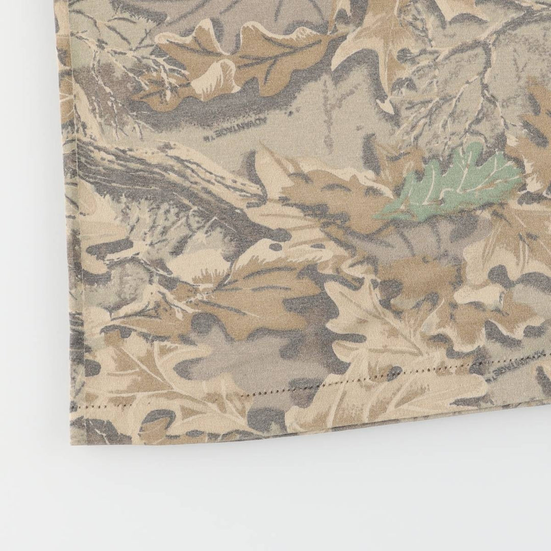 90'S RED HEAD Realtree Camo Pocket T-Shirt Made in USA Men's M Size Vintage unclear Khaki type sage green Vintage Second Hand