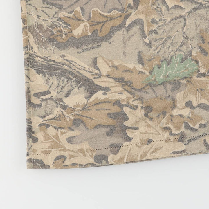 90'S RED HEAD Realtree Camo Pocket T-Shirt Made in USA Men's M Size Vintage unclear Khaki type sage green Vintage Second Hand