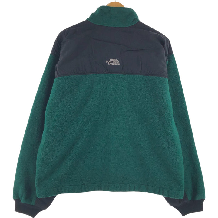 Vintage 90'S The North Face Extreme Gear Ripstop Nylon and Fleece Jacket, Made in USA, Men's XL polyester green type Vintage Second Hand