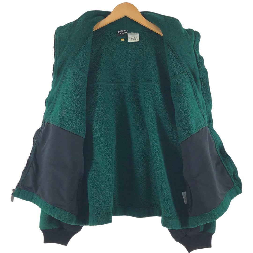 Vintage 90'S The North Face Extreme Gear Ripstop Nylon and Fleece Jacket, Made in USA, Men's XL polyester green type Vintage Second Hand