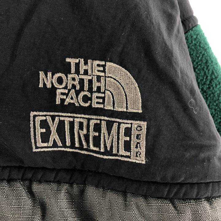 Vintage 90'S The North Face Extreme Gear Ripstop Nylon and Fleece Jacket, Made in USA, Men's XL polyester green type Vintage Second Hand