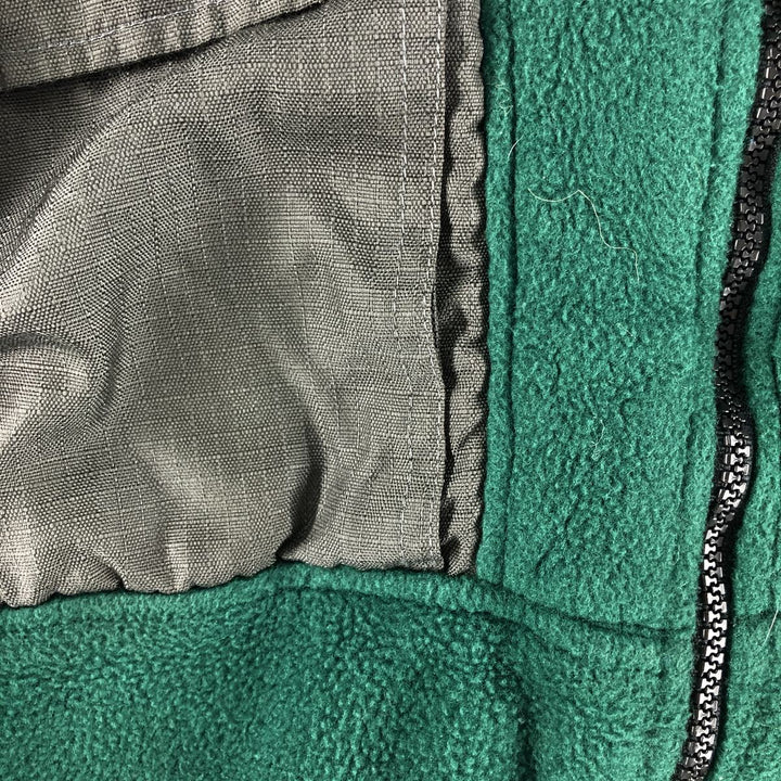 Vintage 90'S The North Face Extreme Gear Ripstop Nylon and Fleece Jacket, Made in USA, Men's XL polyester green type Vintage Second Hand