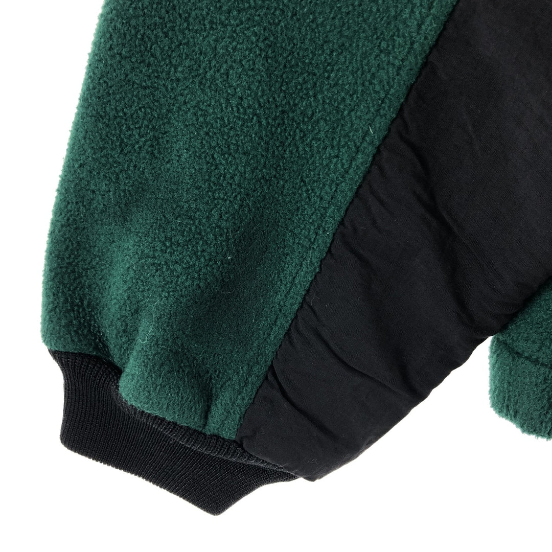 Vintage 90'S The North Face Extreme Gear Ripstop Nylon and Fleece Jacket, Made in USA, Men's XL polyester green type Vintage Second Hand