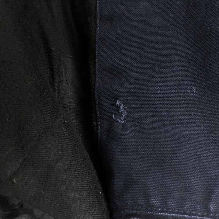 00'S Carhartt Active Jacket Duck Full Zip Hoodie Men's XL cotton navy blue type Vintage Second Hand