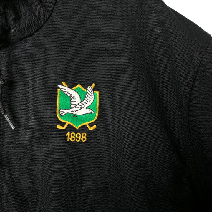 Carhartt Active Jacket Duck Full Zip Parka Made in USA Men's L size cotton black type Vintage Second Hand