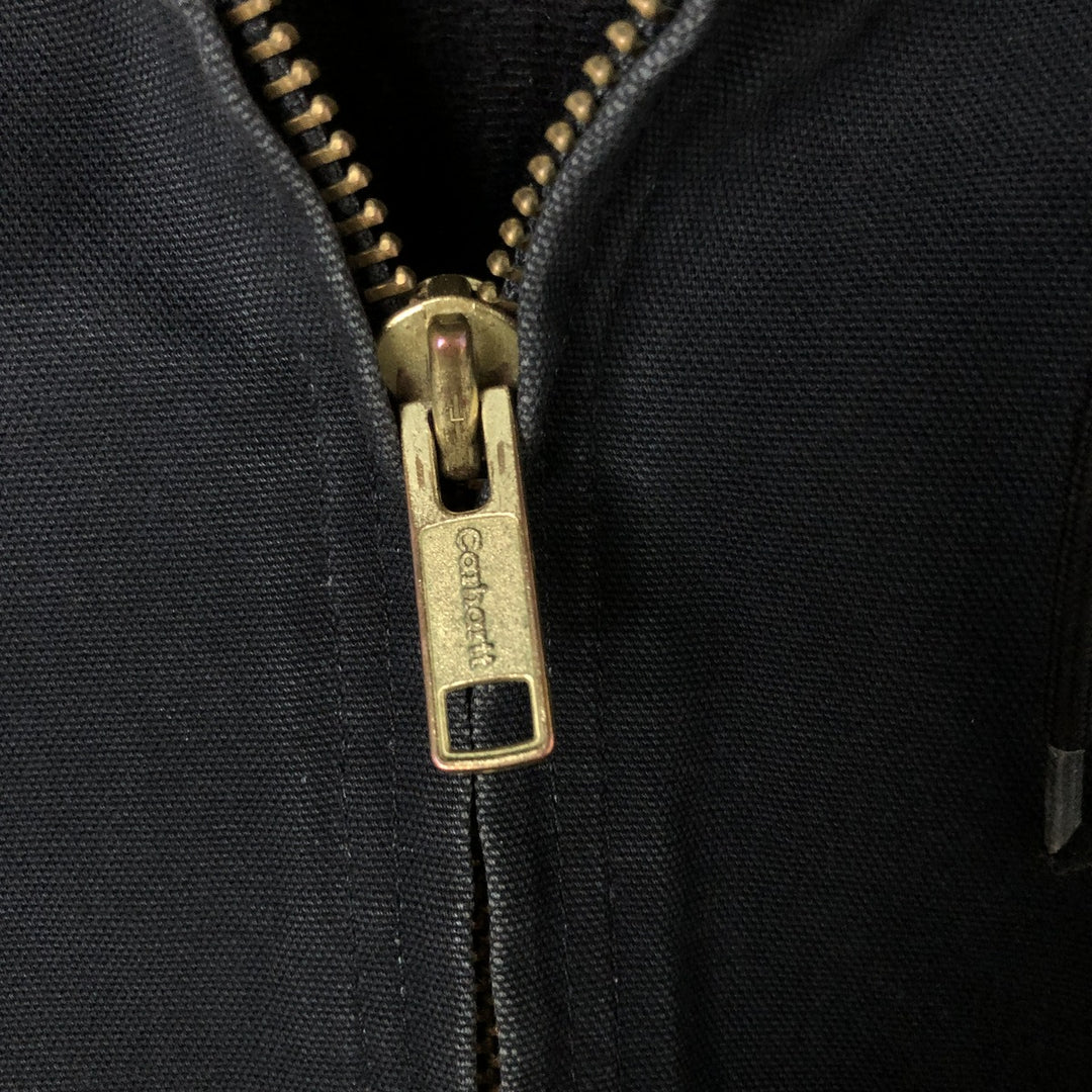00'S Carhartt Active Jacket Duck Full Zip Parka Made in USA Men's XXL cotton black type Vintage Second Hand