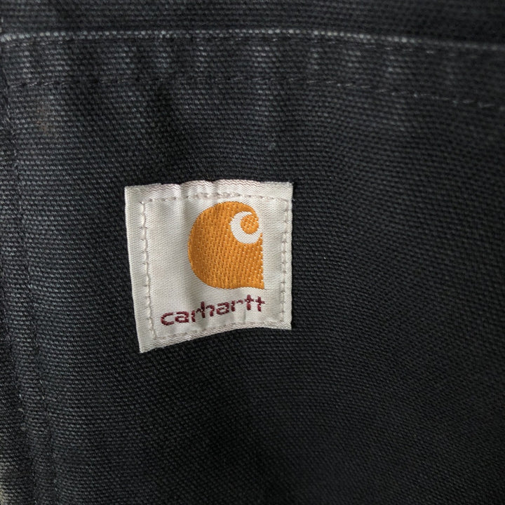 00'S Carhartt Active Jacket Duck Full Zip Parka Made in USA Men's XXL cotton black type Vintage Second Hand