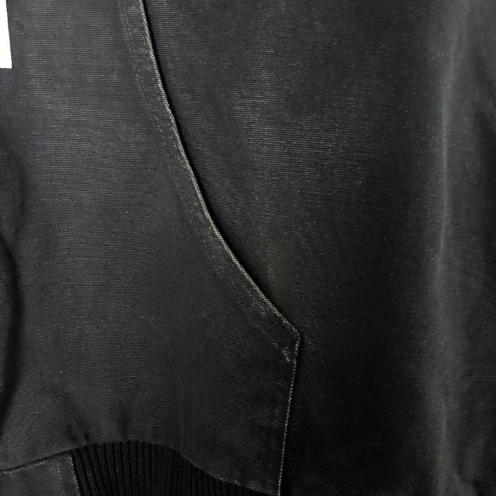 00'S Carhartt Active Jacket Duck Full Zip Parka Made in USA Men's XXL cotton black type Vintage Second Hand