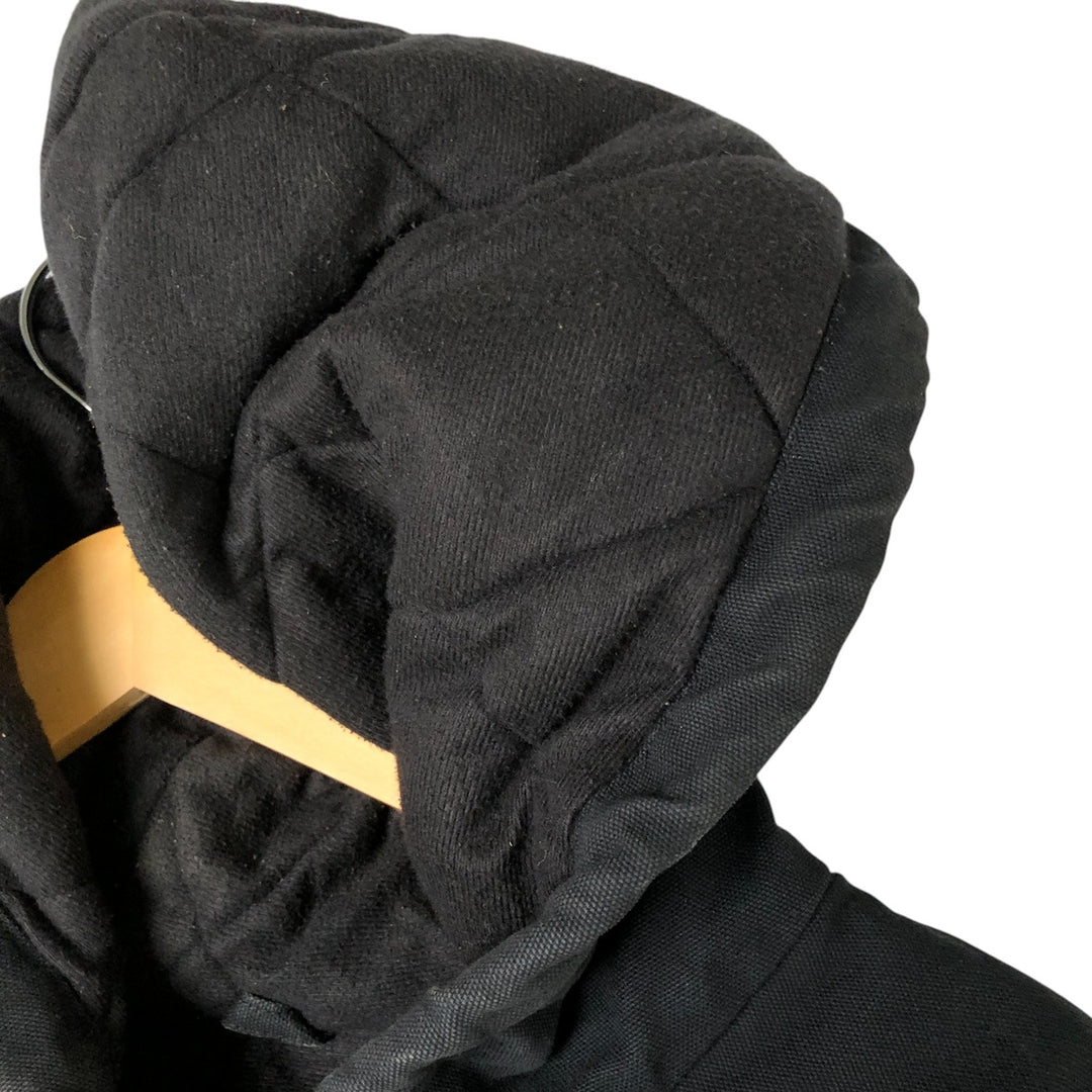 00'S Carhartt Active Jacket Duck Full Zip Parka Made in USA Men's XXL cotton black type Vintage Second Hand